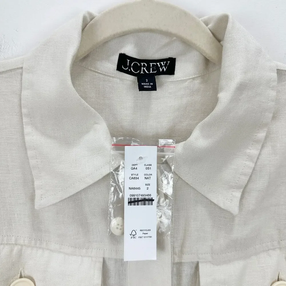 J. Crew crew linen